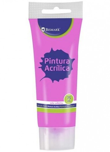 BISMARK - BOTE PINTURA ACRILICA 75 ML ROSA (Ref.328523)