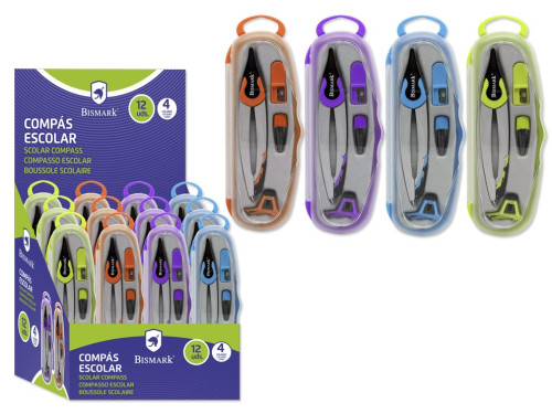 BISMARK - COMPAS FOSFO 4 COLORES (Ref.325775)