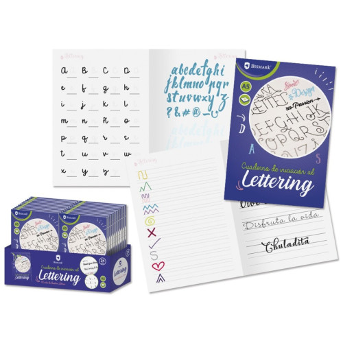 BISMARK - CUADERNO LETTERING A5 -20 HOJAS (Ref.328439)