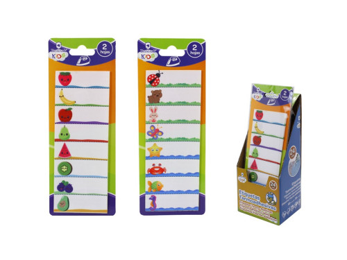 BISMARK - ETIQUETAS TERMOADHESIVAS MARCA-ROPA (16 UDS) KIDS (Ref.327351)