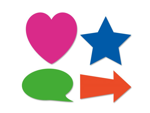 BISMARK - PACK 2 COLORES ADHESIVOS FORMAS FLUORESCENTES (Ref.324642)