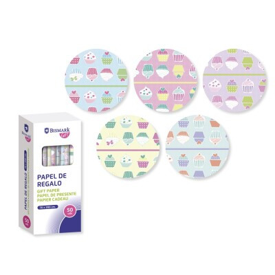 BISMARK - PAPEL DE REGALO CANDY 70X200 (Ref.329857)