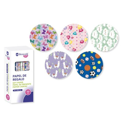 BISMARK - PAPEL DE REGALO INFANTIL KIDS 70X200 (Ref.329855)