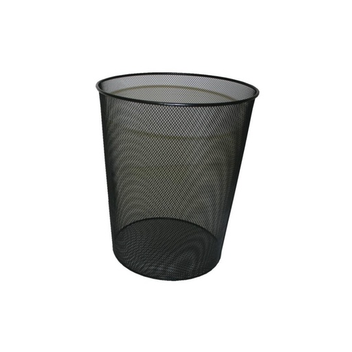 BISMARK - PAPELERA DE REJILLA ALTA CAPACIDAD 18 LITROS 340X240 MM NEGRO (Ref.317273)