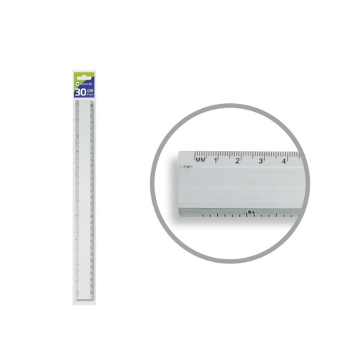 BISMARK - REGLA ALUMINIO 30 CM (Ref.314301)