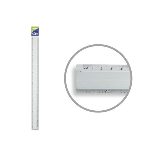 BISMARK - REGLA ALUMINIO 40 CM (Ref.314302)