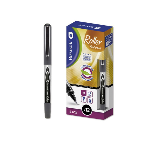 BISMARK - ROLER PUNTA DE BOLA B-602 0,7MM NEGRO (Ref.326243)