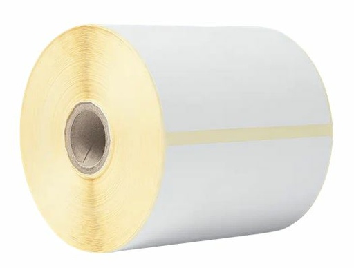 BROTHER - Caja de 8 rollos de etiquetas termicas blancas - Cada rollo contiene 350 etiquetas de 102mm (Ref.BDE1J152102102)
