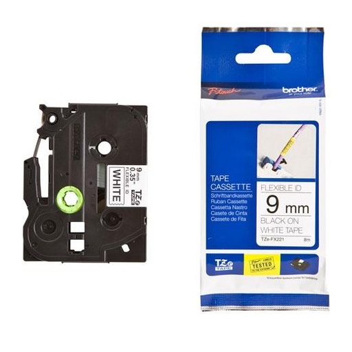 BROTHER - CINTA PARA ETIQUETADORES CINTA ROTULADORA BLANCO/NEGRO (Ref.TZe FX-221)