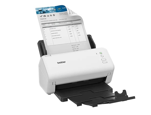 BROTHER - Escaner de sobremesa a doble cara de alta velocidad Velocidad 35hpm/70ppm - ADF 60 hojas - 5 (Ref.ADS4100)