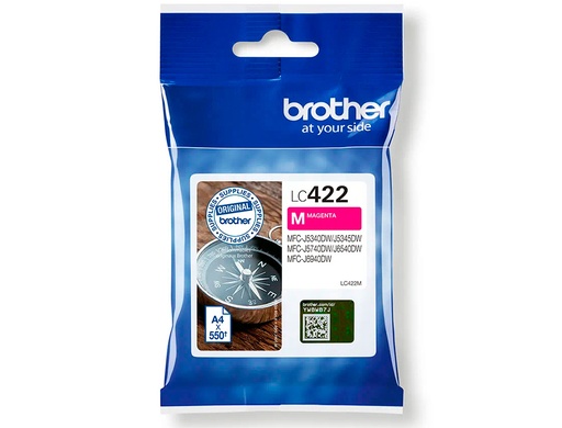 BROTHER - INK-JET LC-422M MAGENTA MFC-J5340DW / MFC-J5740DW / MFC-J6540DW / MFC-J6940DW 550 PAGINAS (Ref.LC422M)