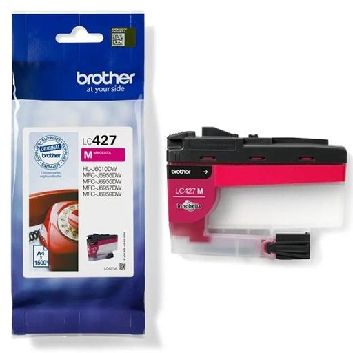 BROTHER - INK-JET MFCJ5955DW / 6955DW MAGENTA 1500 PAGINAS (Ref.LC427M)