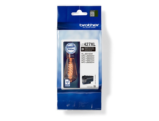 BROTHER - INK-JET MFCJ5955DW / 6955DW NEGRO ALTA CAPACIDAD 6000 PAGINAS (Ref.LC427XLBK)