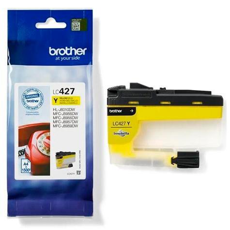BROTHER - INK-JET MFCJ5955DW / 6955DW AMARILLO 1500 PAGINAS (Ref.LC427Y)