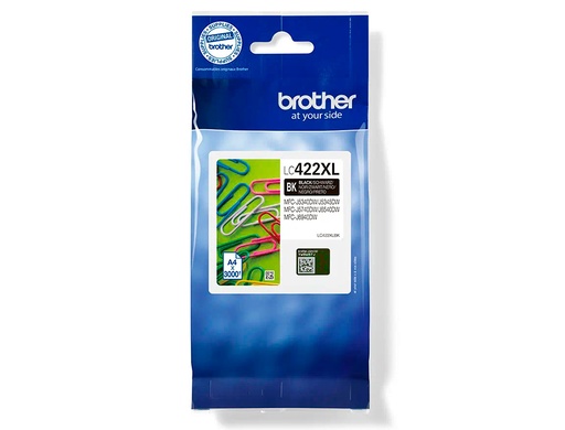 BROTHER - TINTA NEGRO MFCJ5340DW, MFCJ5740DW, MFCJ6540DW, MFCJ6940DW - XL (Ref.LC422XLBK)