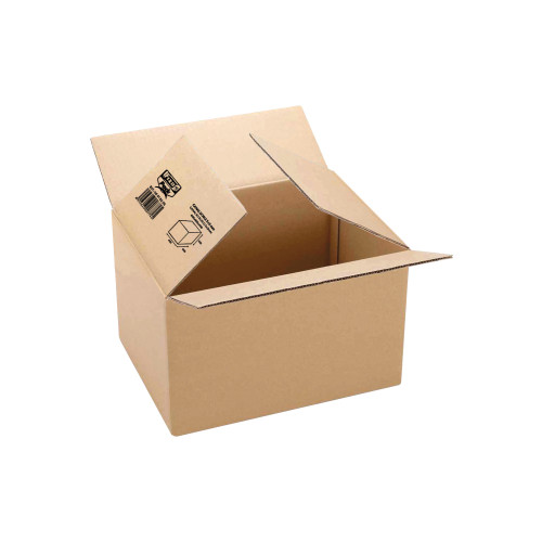 CAJA DE EMBALAR ANONIMA 400x290x220 SENCILLA 3 mm. MARRON (Ref.18105)