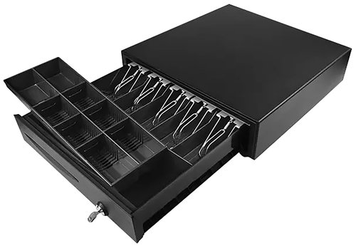 CAJON PORTAMONEDAS 41C RJ11 NEGRO (Ref.400 LC-B)