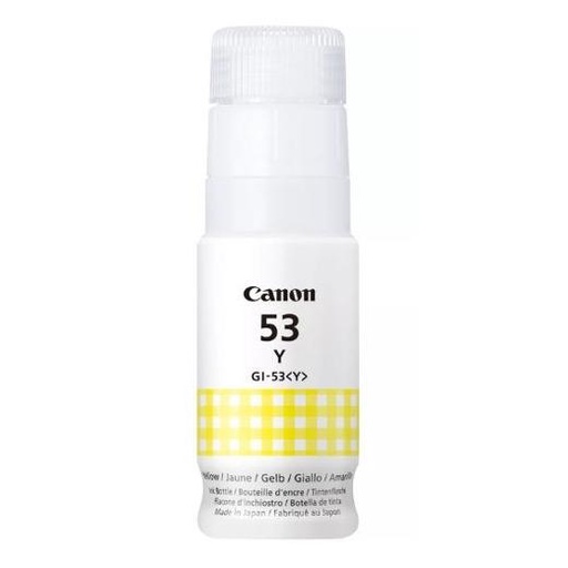 CANON - BOTE TINTA AMARILLO PIXMA G650, G550 - GI-53Y (Ref.4690C001)