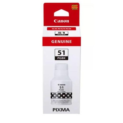 CANON - Botella de tinta Negro GI-51PGBK para G1520 G2520 G3520 G3560 (Ref.4529C001)