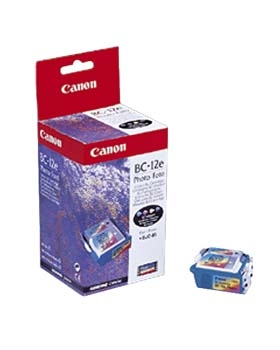 CANON - BJC-55/85 Cartucho + Depósito Fotográfico Negro y Color (Ref.BC-12E)