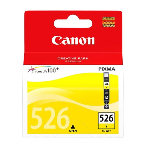 CANON - CARTUCHO INKJET CLI-526Y PIXMA MG-5150/5250/8150, IP 4850 AMARILLO (4543B001AA) (Ref.CLI526Y)