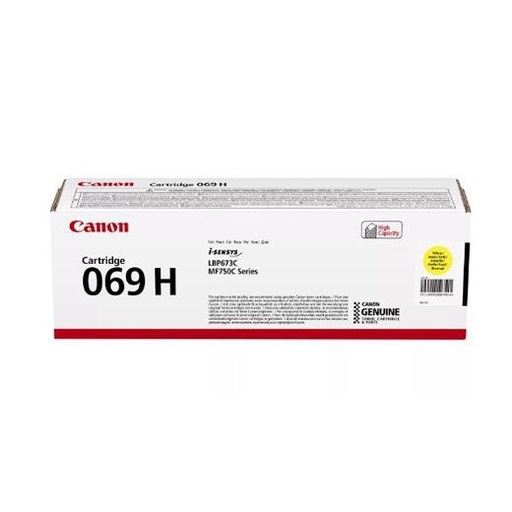 CANON - Toner 069H Amarillo (Ref.5095C002)