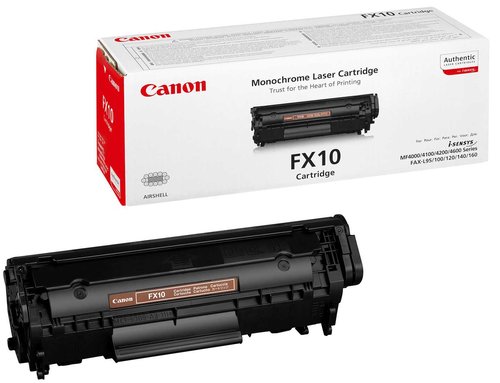 CANON - TONER FAX i-SENSYS FAX-L140/L160; MF4018/MF4270/MF4320/MF4330/MF4340/MF4350/MF4370/MF4380 NEGRO (2.000 PAG.) (0263B002AA) (Ref.FX10)