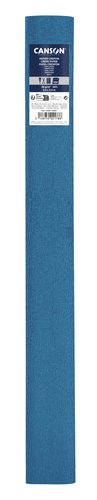 CANSON - PAPEL CREPE (PINOCHO) 40g 0,5x2,5 m AZUL MAR DEL SUR (Ref.C400110407)