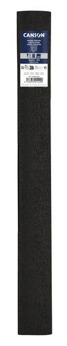 CANSON - PAPEL CREPE (PINOCHO) 40g 0,5x2,5 m NEGRO (Ref.C200001429)
