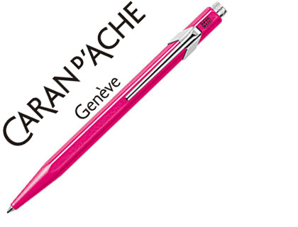 CARAN D'ACHE - BOLIGRAFO 849 FLUO ROSA PUNTA MEDIA (Ref.849-090)