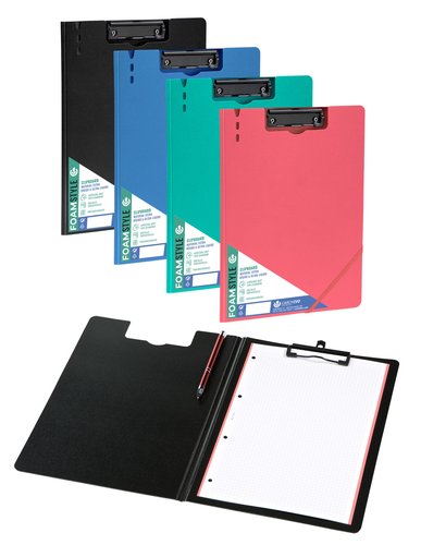 CARCHIVO - CARPETA con PINZA MINICLIP SUPERIOR FOAM STYLE PP A4 ROJO (Ref.63040112)