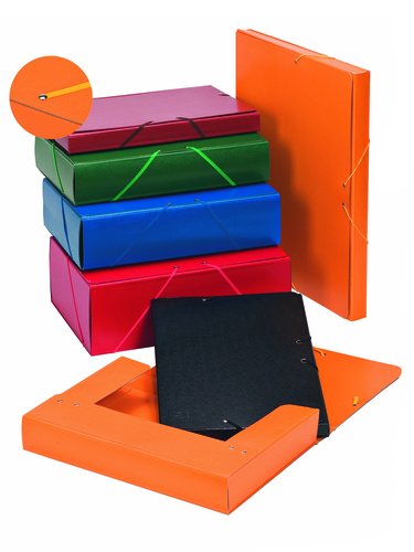 CARCHIVO - CARPETA de PROYECTOS CARTON PINTADO A4 GOMAS 3 cm VERDE (Ref.373BM33)