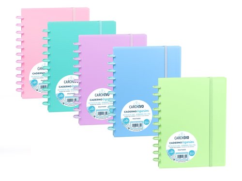 CARCHIVO - CUADERNO INGENIOX ESPIRAL A4 100H C/SEPARADORES EXTRAÍBLES 100GR CUADRÍCULA 5X5 TAPAS PP SEMI-RÍGIDO CIERRE C/GOMA AZUL (Ref.66004110)