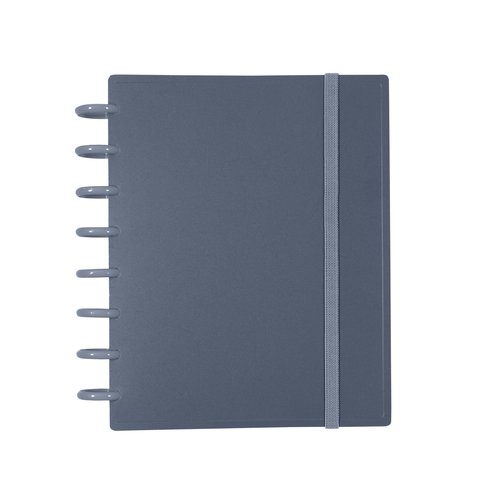 CARCHIVO - CUADERNO INGENIOX ESPIRAL A5 100H C/SEPARADORES EXTRAÍBLES 100GR PAUTADO 7MM TAPAS PP SEMI-RÍGIDO CIERRE C/GOMA GRIS (Ref.66005008)