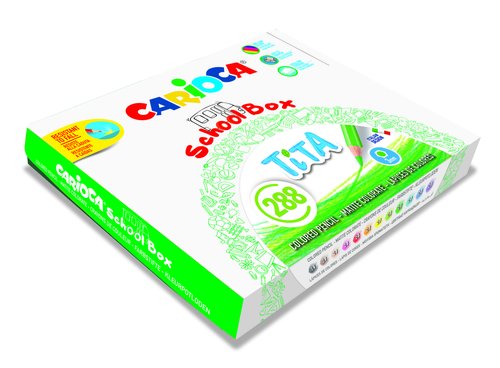CARIOCA - LAPICES de COLORES TITA HEXAGONAL CLASSBOX CAJA 288 (Ref.42833)