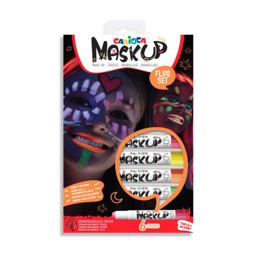CARIOCA - MAQUILL. BARRA FLUO SET DE 6 (Ref.43156)