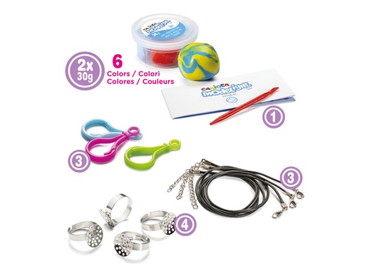 CARIOCA - PASTA DE MODELAR MODELIGHT BIJOUX ANILLOS (Ref.43327)