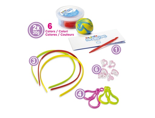 CARIOCA - PASTA DE MODELAR MODELIGHT BIJOUX PENDIENTES Y TURBANTES (Ref.43329)