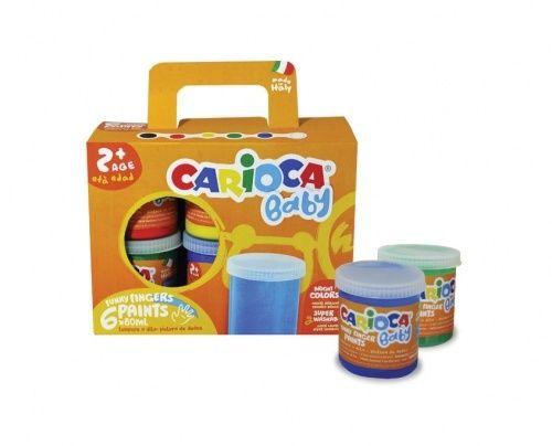 CARIOCA - TÉMPERA 100GR / 80ML LAVABLE COLORES - CAJA DE 6 (Ref.KO032)