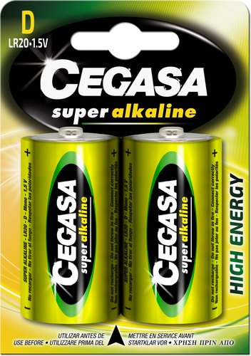 CEGASA - PILAS ALCALINA LR20 B/2 (Ref.152)