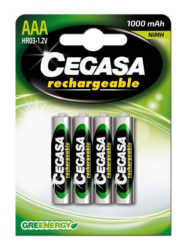 CEGASA - PILAS RECARGABLES HR03 B/4 (Ref.104372)