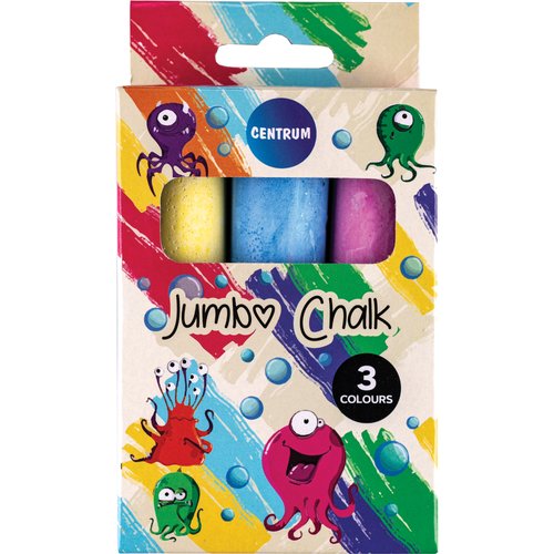 CENTRUM - TIZAS JUMBO COLOR ESTUCHE de 3 (Ref.80390)