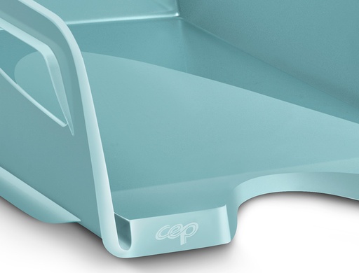 CEP - BANDEJA DE SOBREMESA RIVIERA PLASTICO MAXI COLOR VERDE AGUA 387X265X115 (Ref.1002200991)