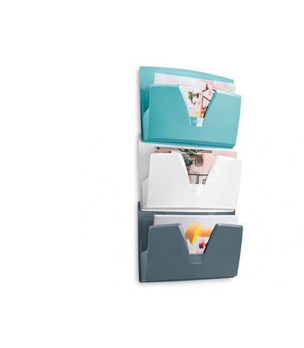 CEP - EXPOSITOR MURAL RIVIERA PLASTICO JUEGO DE 3 UNIDADES 361X86X715 MM (Ref.1001702961)