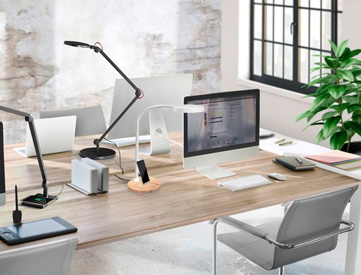 CEP - LAMPARA DE OFICINA SILVA FLEX BASE BAMBU 160X160X600 MM (Ref.2002905301)