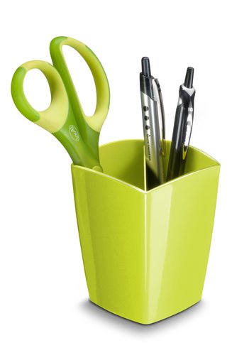 CEP - PORTA LAPICES PLASTICO 530G GLOSS REDONDO VERDE (Ref.1005300301)