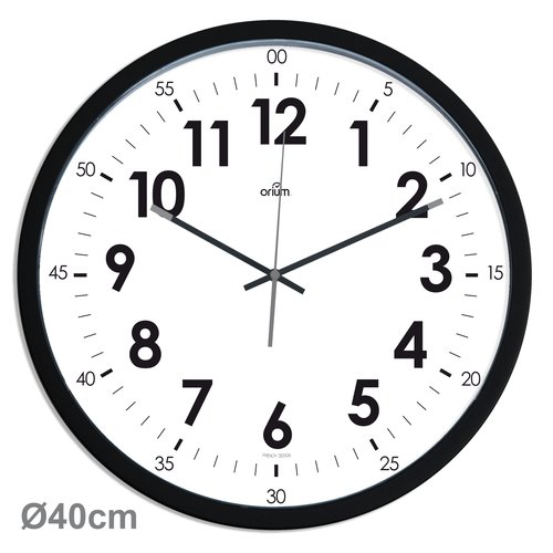 CEP - RELOJ DE PARED ORIUM BY ANALOGICO SILENCIOSO 11251 40 CM Ø (Ref.2112510011)