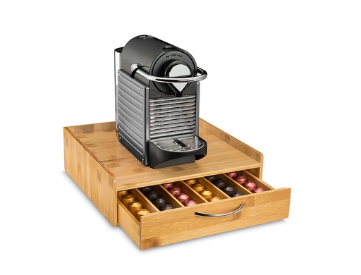 CEP - SOPORTE PARA CAPSULAS DE CAFE SILVA BAMBU 1 CAJON 305X326X98 MM (Ref.2230075301)