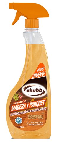 CHUBB - LIMPIADOR MADERA Y PARQUET CON PISTOLA SPRAY 750 ML (Ref.6302)