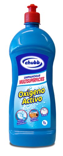 CHUBB - LIMPIAHOGAR MULTISUPERFICIES OXIGENO ACTIVO 1 LITRO (Ref.6314)